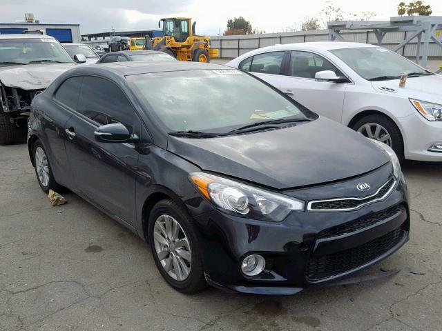 KNAFX6A8XG5658934 - 2016 KIA FORTE EX BLACK photo 1