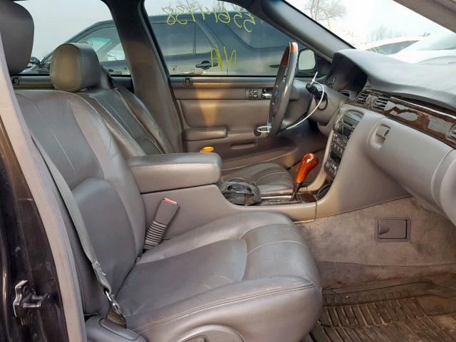 1G6KS54YX2U147845 - 2002 CADILLAC SEVILLE SL BLACK photo 5