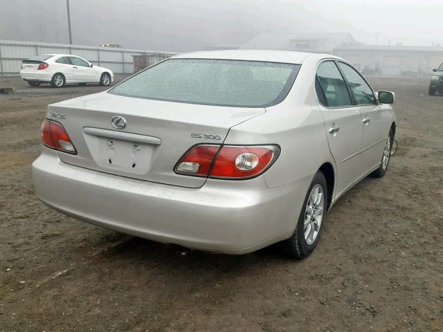 JTHBF30G220046954 - 2002 LEXUS ES 300 CREAM photo 4