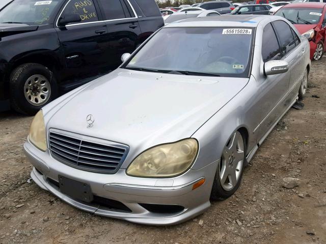 WDBNG70J13A351340 - 2003 MERCEDES-BENZ S 430 GRAY photo 2