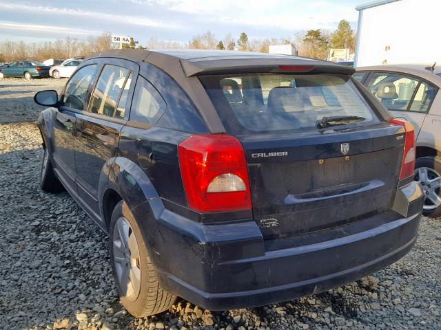 1B3HB48CX7D297267 - 2007 DODGE CALIBER SX BLACK photo 3