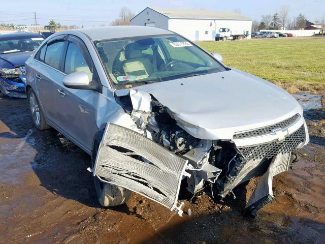 1G1PG5SB8E7416844 - 2014 CHEVROLET CRUZE LTZ SILVER photo 1