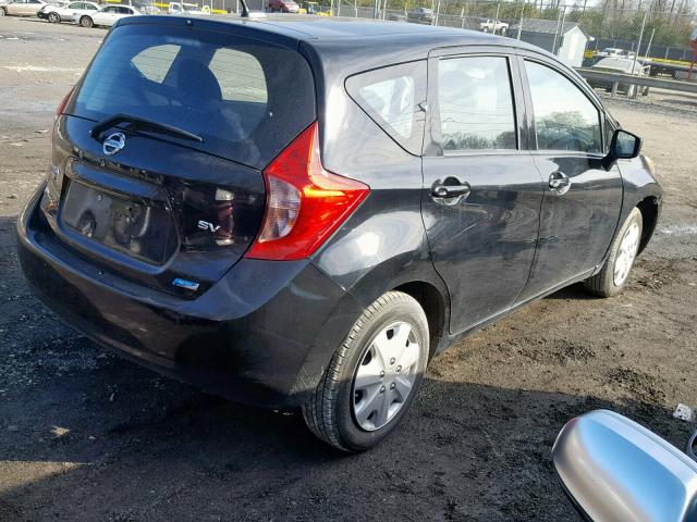 3N1CE2CP8GL357350 - 2016 NISSAN VERSA NOTE BLACK photo 4