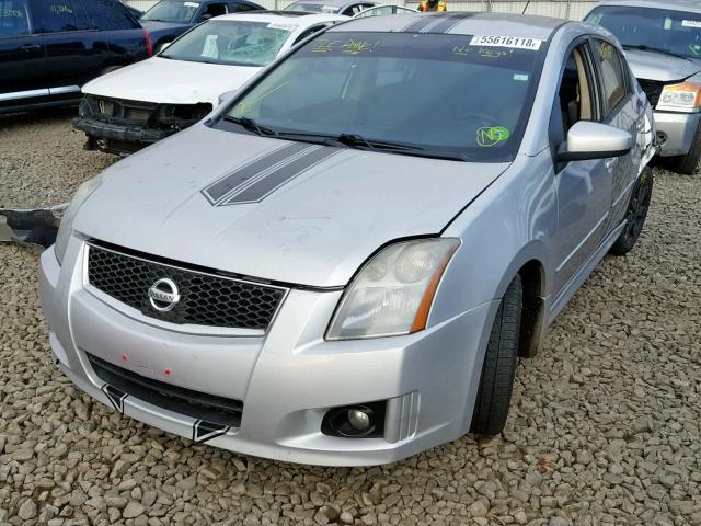 3N1AB61E19L664659 - 2009 NISSAN SENTRA 2.0 SILVER photo 2