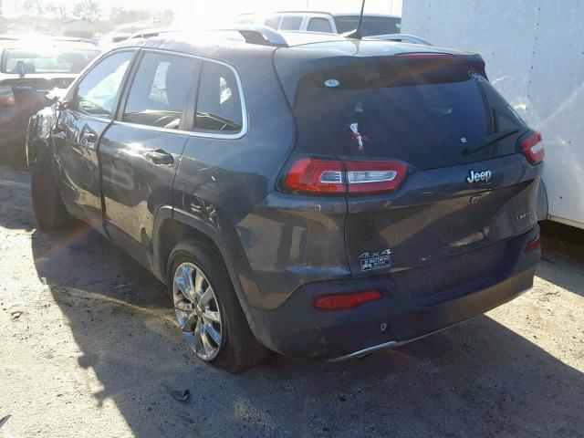 1C4PJMDBXHW519550 - 2017 JEEP CHEROKEE L GRAY photo 3