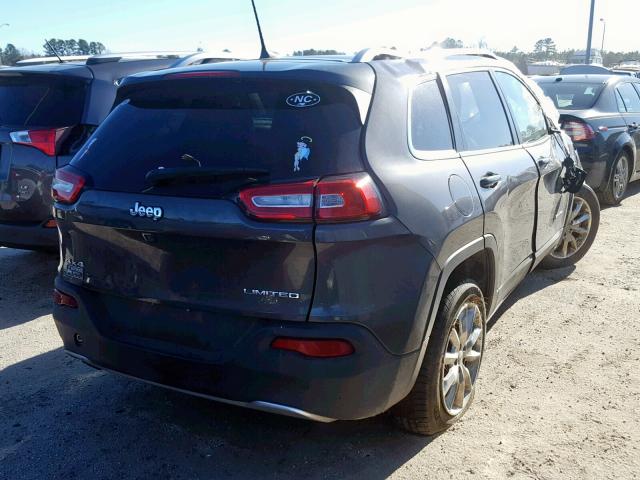 1C4PJMDBXHW519550 - 2017 JEEP CHEROKEE L GRAY photo 4