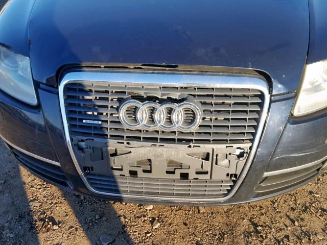 WAUDV74F27N076114 - 2007 AUDI A6 4.2 QUA BLUE photo 9