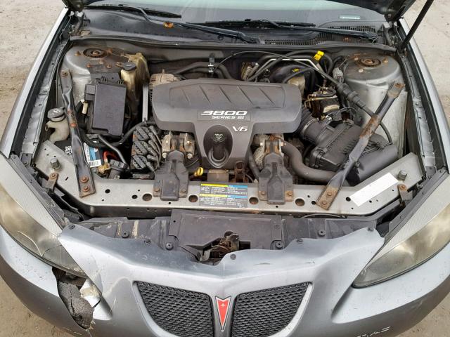 2G2WP522051342873 - 2005 PONTIAC GRAND PRIX BLUE photo 7