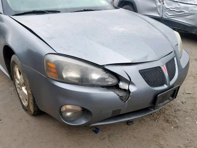 2G2WP522051342873 - 2005 PONTIAC GRAND PRIX BLUE photo 9