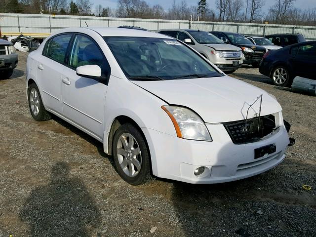 3N1AB61E68L657687 - 2008 NISSAN SENTRA 2.0 WHITE photo 1