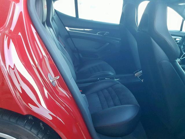 WP0AF2A74GL081880 - 2016 PORSCHE PANAMERA G RED photo 6