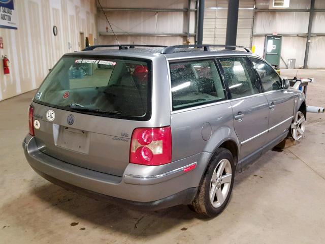 WVWYH63B84E034305 - 2004 VOLKSWAGEN PASSAT GLX 灰色 照片 4