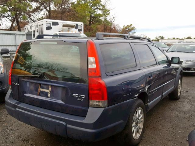 YV1SZ59HX41169277 - 2004 VOLVO XC70 BLUE photo 4