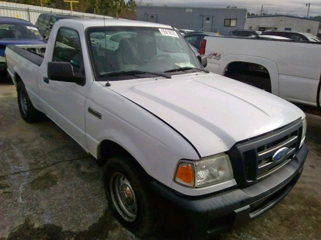 1FTYR10D66PA10338 - 2006 FORD RANGER WHITE photo 1