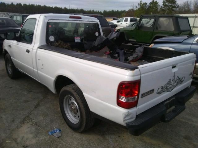 1FTYR10D66PA10338 - 2006 FORD RANGER WHITE photo 3