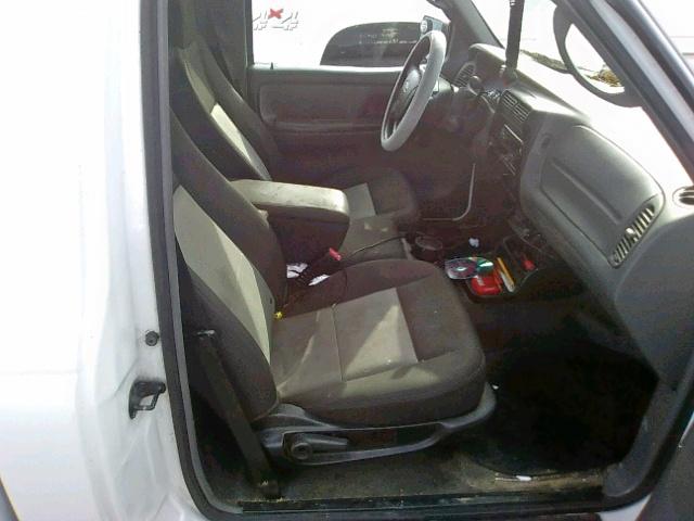 1FTYR10D66PA10338 - 2006 FORD RANGER WHITE photo 5