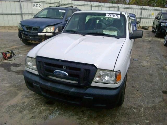 1FTYR10D66PA10338 - 2006 FORD RANGER WHITE photo 9