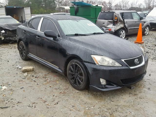 JTHCK262565007564 - 2006 LEXUS IS 250 BLACK photo 1