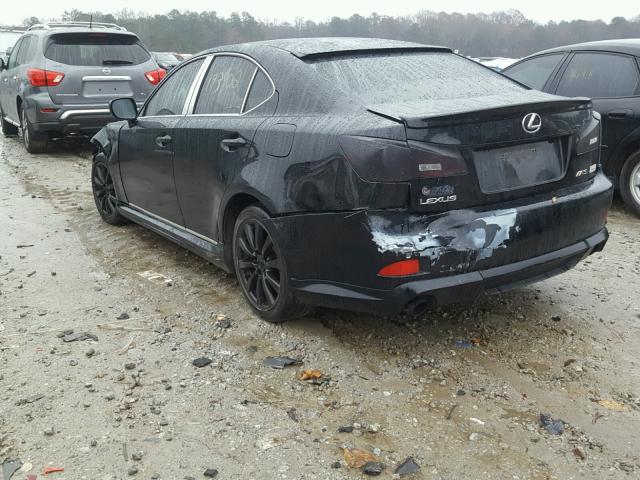 JTHCK262565007564 - 2006 LEXUS IS 250 BLACK photo 3