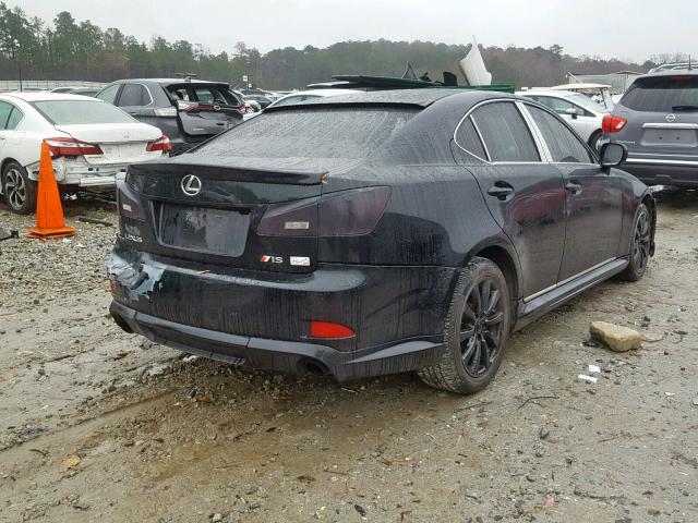 JTHCK262565007564 - 2006 LEXUS IS 250 BLACK photo 4