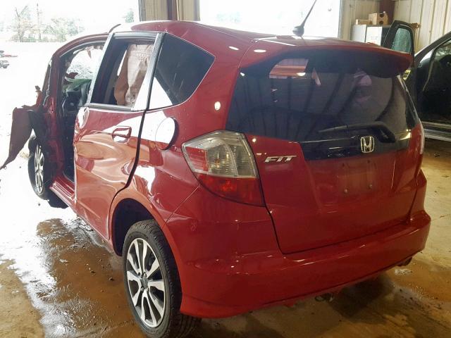 JHMGE8H58DC014472 - 2013 HONDA FIT SPORT RED photo 3