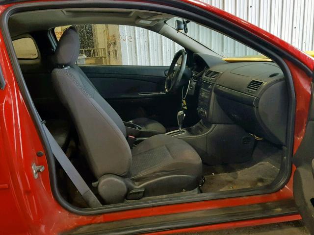 1G2AL15F677222594 - 2007 PONTIAC G5 RED photo 5