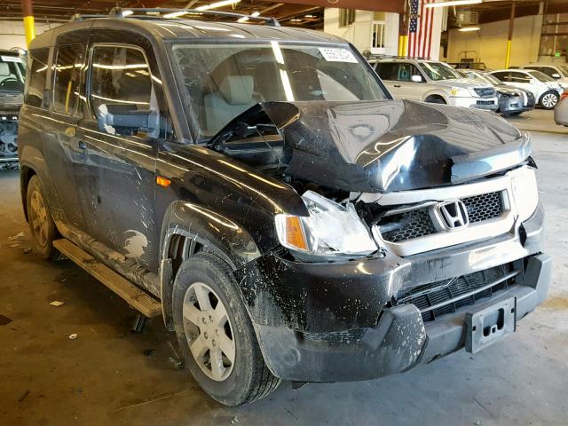 5J6YH2H78AL007913 - 2010 HONDA ELEMENT EX BLACK photo 1