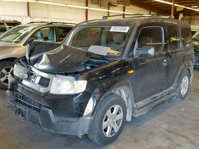 5J6YH2H78AL007913 - 2010 HONDA ELEMENT EX BLACK photo 2