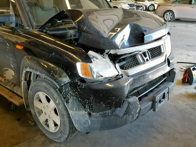 5J6YH2H78AL007913 - 2010 HONDA ELEMENT EX BLACK photo 9