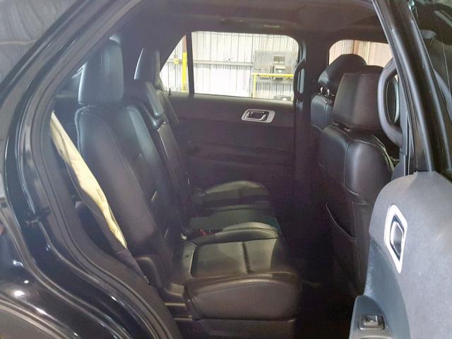 1FM5K7F94FGC02110 - 2015 FORD EXPLORER L BLACK photo 6