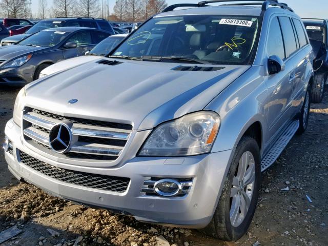 4JGBF71E57A192574 - 2007 MERCEDES-BENZ GL 450 4MA SILVER photo 2