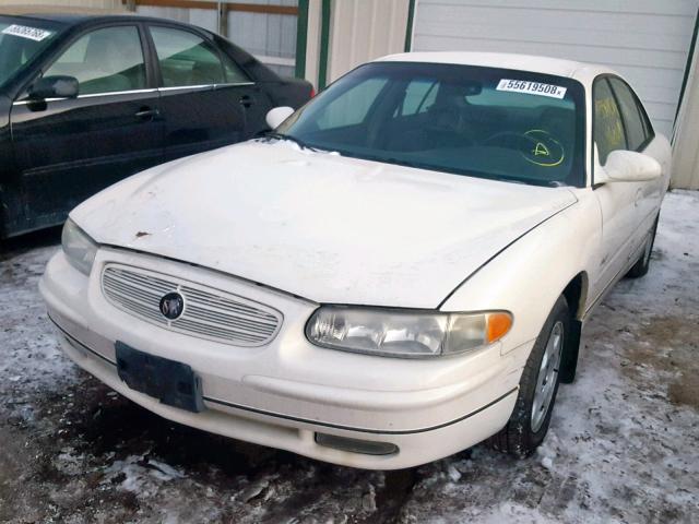 2G4WB55K511284139 - 2001 BUICK REGAL LS WHITE photo 2