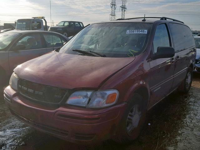 1GNDX13E53D289620 - 2003 CHEVROLET VENTURE LU RED photo 2