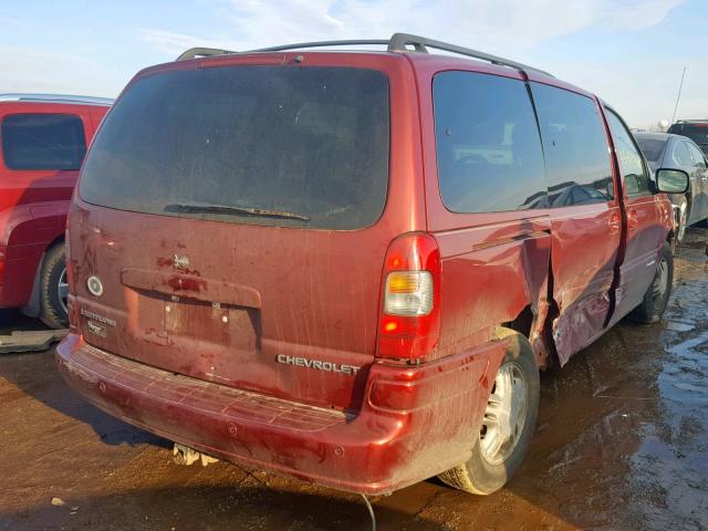 1GNDX13E53D289620 - 2003 CHEVROLET VENTURE LU RED photo 4