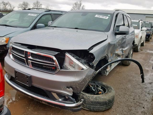 1C4RDJDG5FC885604 - 2015 DODGE DURANGO LI SILVER photo 2