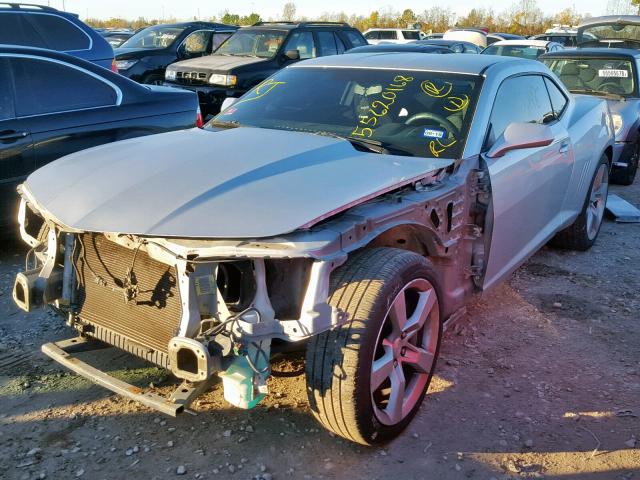 2G1FJ1EJ9B9206000 - 2011 CHEVROLET CAMARO SS SILVER photo 2