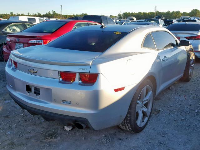 2G1FJ1EJ9B9206000 - 2011 CHEVROLET CAMARO SS SILVER photo 4