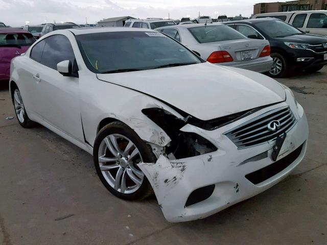 JN1CV6EL3AM150671 - 2010 INFINITI G37 WHITE photo 1