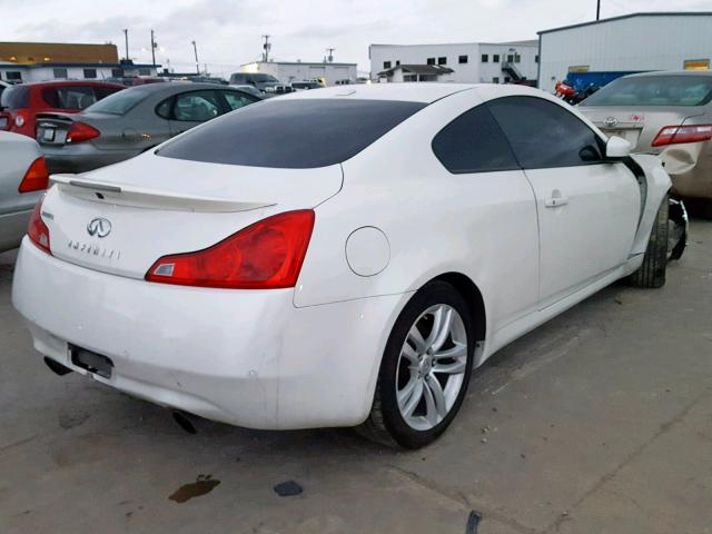 JN1CV6EL3AM150671 - 2010 INFINITI G37 WHITE photo 4