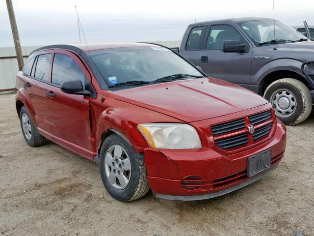 1B3HB28C59D152127 - 2009 DODGE CALIBER SE RED photo 1