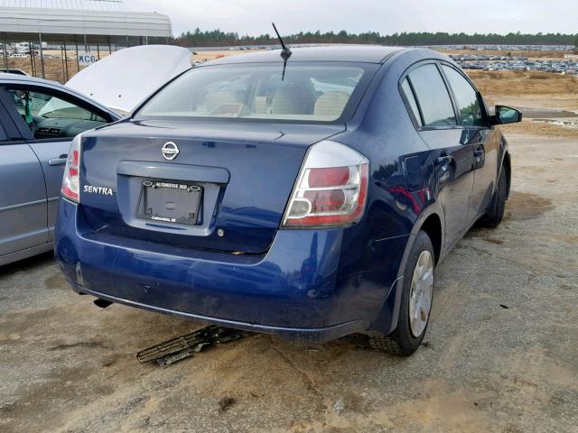 3N1AB61E88L744636 - 2008 NISSAN SENTRA 2.0 BLUE photo 4