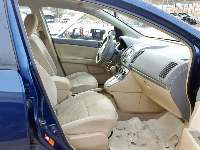 3N1AB61E88L744636 - 2008 NISSAN SENTRA 2.0 BLUE photo 5