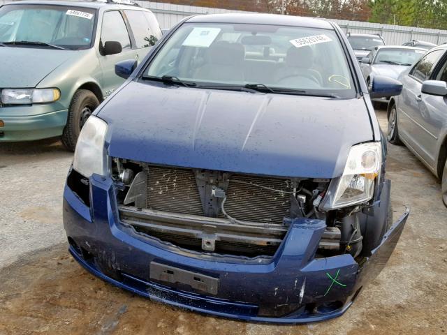 3N1AB61E88L744636 - 2008 NISSAN SENTRA 2.0 BLUE photo 9