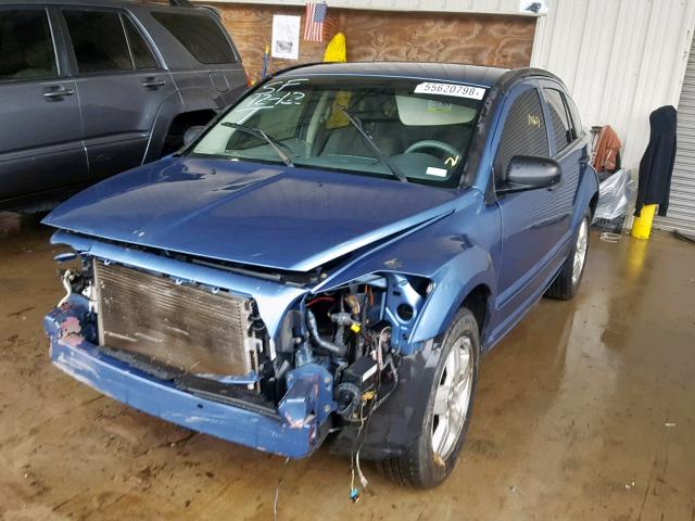 1B3HB48B77D542548 - 2007 DODGE CALIBER SX BLUE photo 2