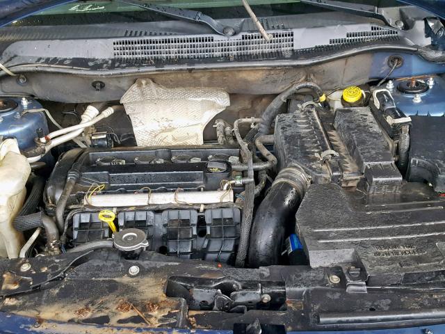 1B3HB48B77D542548 - 2007 DODGE CALIBER SX BLUE photo 7