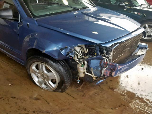 1B3HB48B77D542548 - 2007 DODGE CALIBER SX BLUE photo 9