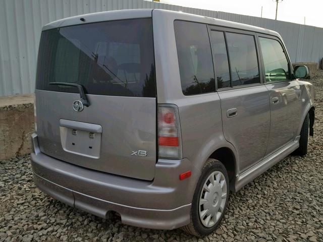 JTLKT334764099714 - 2006 TOYOTA SCION XB Сұр фото 4