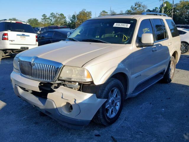 5LMEU88H75ZJ09702 - 2005 LINCOLN AVIATOR 米色 照片 2