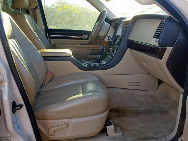 5LMEU88H75ZJ09702 - 2005 LINCOLN AVIATOR 米色 照片 5