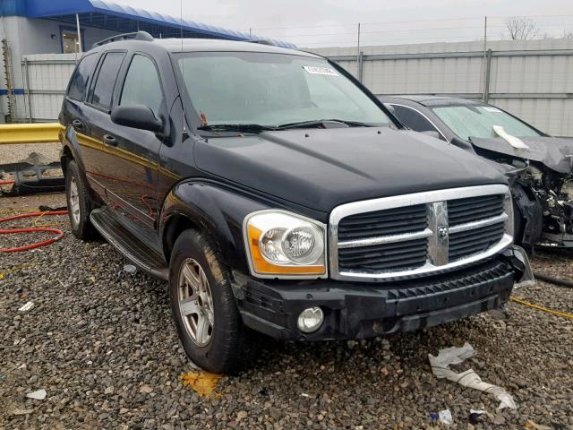 1D4HD48N34F229373 - 2004 DODGE DURANGO SL BLACK photo 1